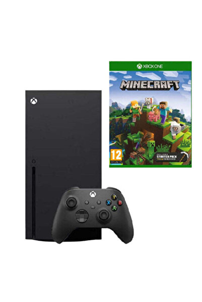 MICROSOFT Consolă Xbox Series X 1 TB, neagră + Joc Minecraft + Controller SH ...