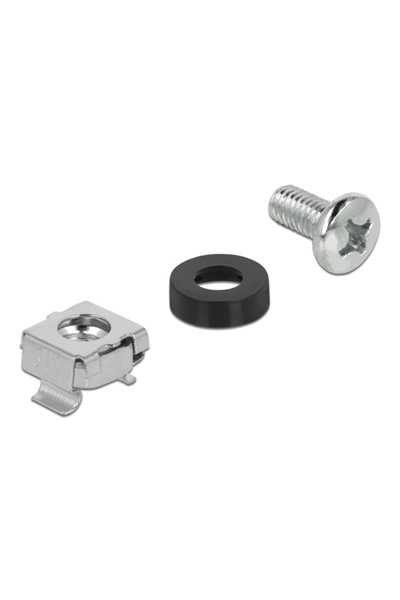 DELOCK σετ βίδες με παξιμάδια 42420 για rack, M6/16mm, 20τμχ