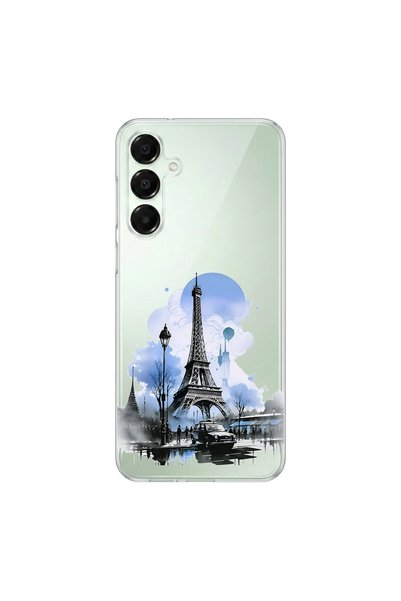 PPKin Samsung Galaxy A16 Compatible Paris 2 Design Transparent Case