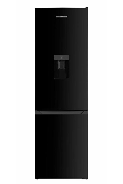 Heinner HC-HM260BKWDE++ Frigider-congelator negru de 260L cu dozator de apă