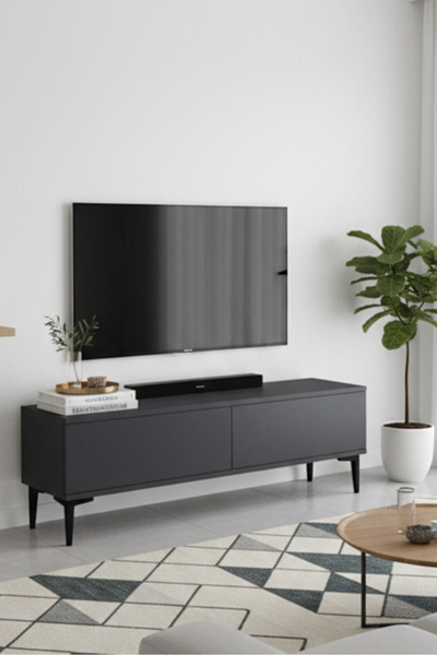 cnyr TSA1299A APLOS TV STAND, TV SEHPASI ANTRASİT 120CM