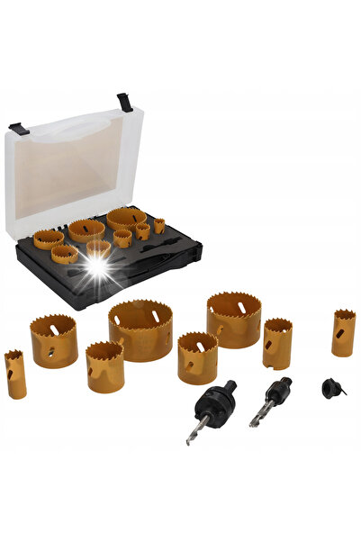 Dedra-Polonia SET DE FORĂTORNEZE BI-METALICE 11 BUCĂȚI 08WZ03 DEDRA
