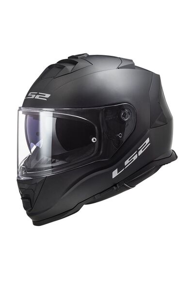 LS2 KAPALI KASK STORM 2 MAT SİYAH ORJİNAL 2XL VİZÖRLÜ