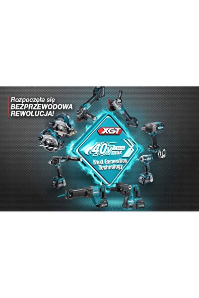 Makita Cheie de impact fără fir 3/4 " 40V 1800Nm XGT TW001GZ