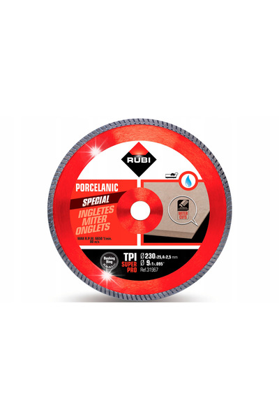 rubisec Disc diamantat pentru șlefuire TPI 230 SUPERPRO 31967 RUBI