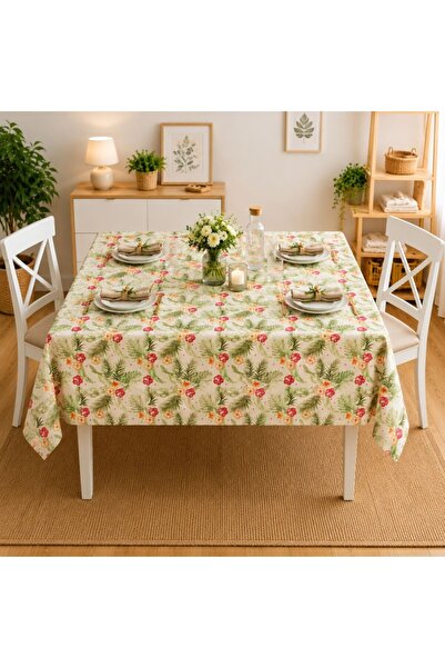 Pucioasa Fata de masa teflonata 160x320 cm, Flori tropicale