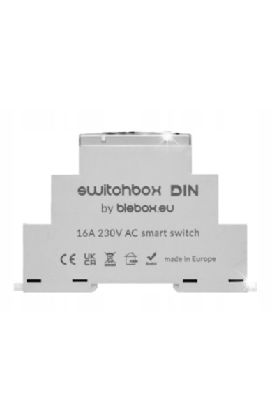 BleBox Comutator 1 canal switchBox DIN 230V WiFi comutator WiFi 2,4GHz