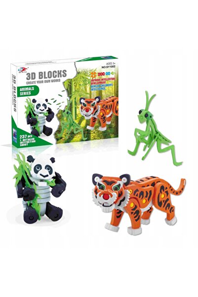 Midex PANDA TYGRYS MODLISZKA ZESTAW KLOCKÓW PIANKOWYCH