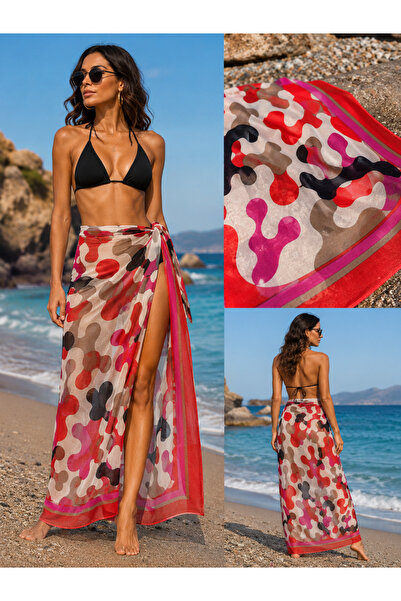 Pareo Colorful Patterned Pareo, Beach Shawl