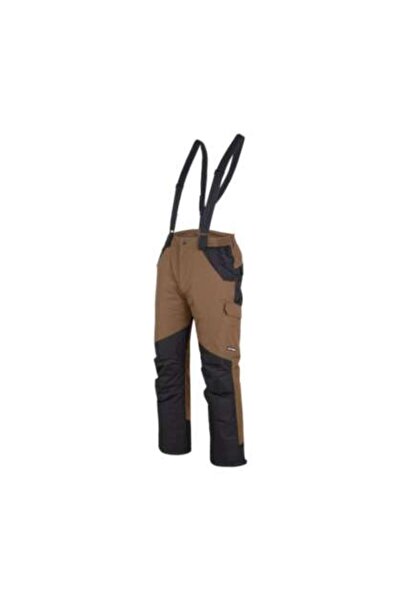 Lahti Pro Pantalon Multifunctional Cu Bretele / Maro - S