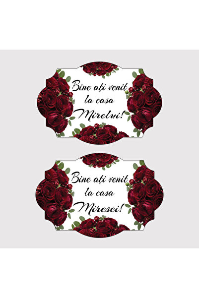 Bello Carino High quality decoration products Set 2 bucăți – Pancarte „Bine a...