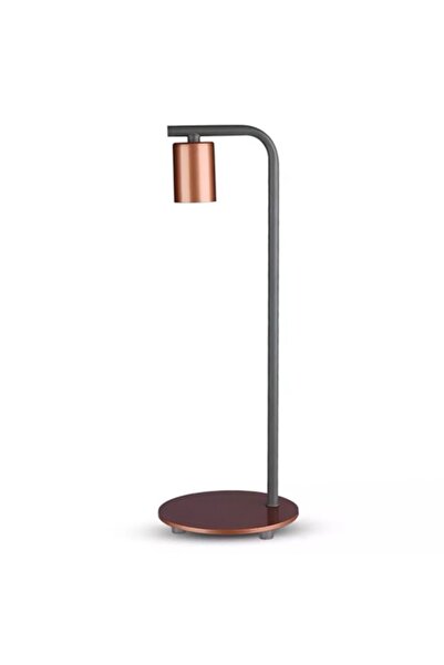 V-TAC Lampă de birou cu soclu E27, metal roșu-bronz