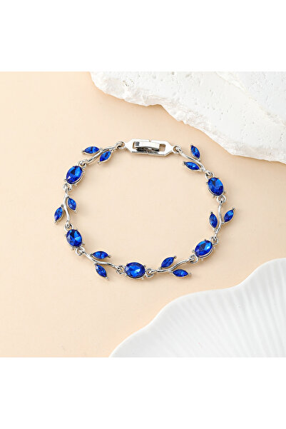 asc.home Silver Color Body with Lacibert Detail Bracelet 20 cm