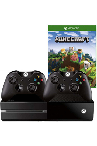 MICROSOFT Consola Xbox One 1TB + 2 Controlere Second-Hand + Joc MINECRAFT Sec...