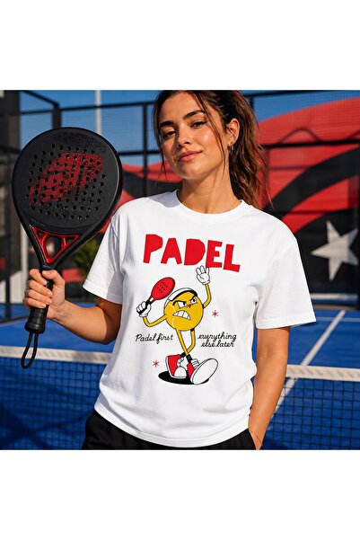 Grafftee Clothing Padel Printed Unisex Oversize T-Shirt