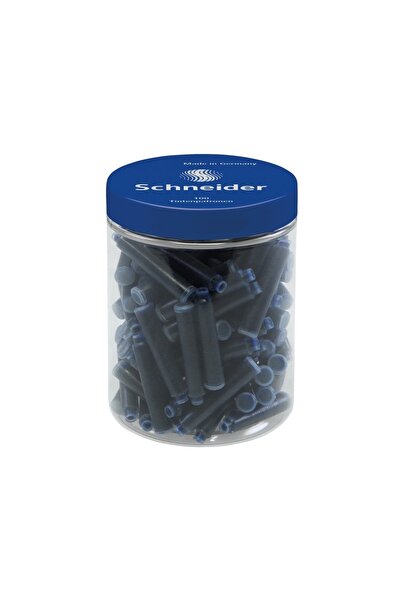SCHNEIDER Rezerva stilou scurta cerneala Schneider, 100buc/borcan