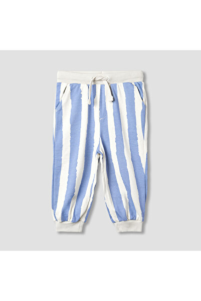 Juniors Striped Joggers with Drawstring Closure