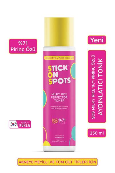 Stick On Spots SOS Milky Rice %71 Pirinç Özlü Aydınlatıcı Tonik