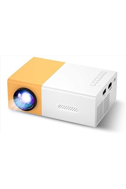 Trendily Mini videoproiector portabil, Contrast 800:1, 1920x1080 pixeli, USB/...