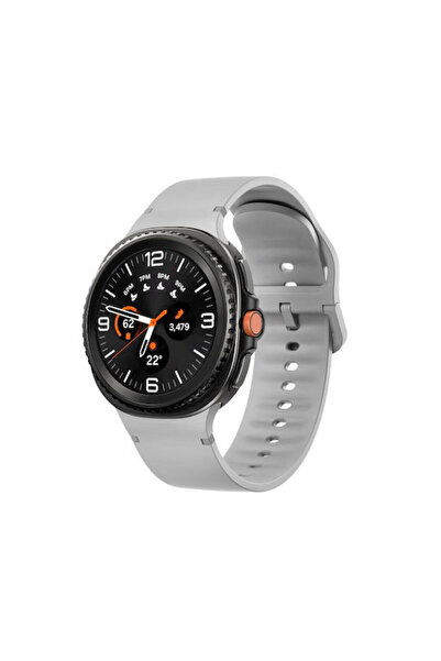 OEM Λουράκι σιλικόνης λείο Samsung Galaxy Watch8 Watch8 Classic Γκρι