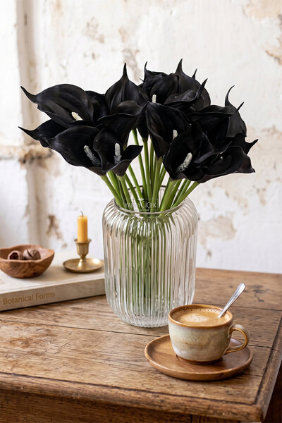 Yapay Çiçek Deposu Artificial Flower 8-Piece Luxury Latex Iconic Gala Flower ...