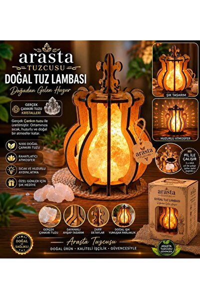 ARASTA TUZCUSU ÇANKIRI TUZU MİNİ TUZ LAMBASI (PİLLİ)