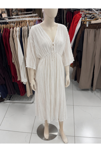 Butik Beyaz abiye elbise