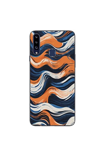 OEM Husa compatibila cu Samsung Galaxy A20S Silicon Gel Tpu Model Abstract Cr...