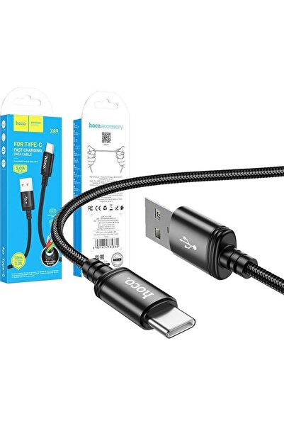hoco. HOCO cablu USB A la Tip C 3A X89 1 m negru