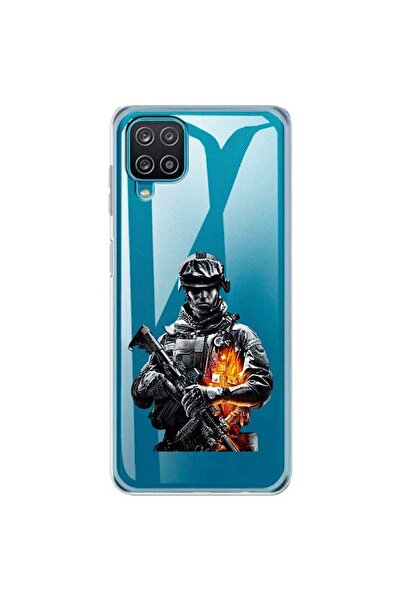 OEM Husa compatibila cu Samsung Galaxy A12 Silicon Transparenta Model Call Of...