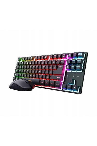 Kraft&dele Set mouse și tastatură wireless Trust GXT 832 Thado 6400 dpi Negru