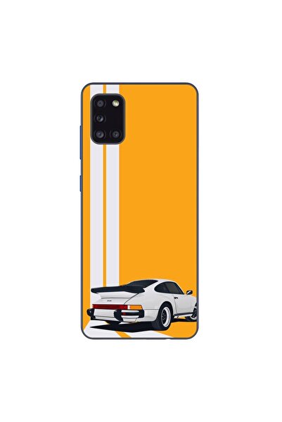 OEM Калъф, съвместим със Samsung Galaxy A31, силиконов гел TPU, модел Porsche...