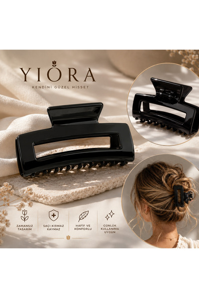 yiora Seria Premium Cataramă cu închidere din acetat de os importat, Dimensiu...
