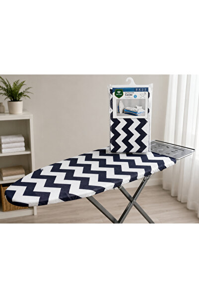 wei Husa pentru masa călcat - Model Zig-zag alb/negru 140x50 cm