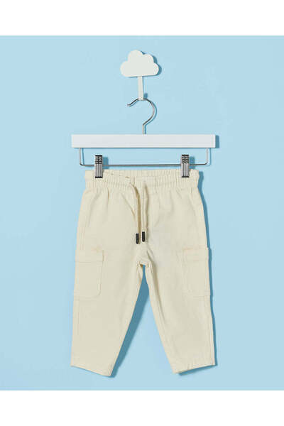 REDTAG Infant Boys Cream Trousers