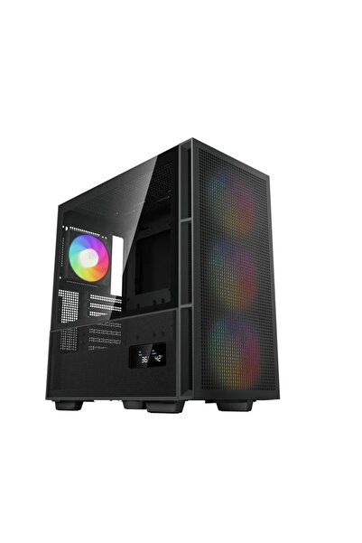 Kraft&dele Carcasă PC DeepCool CH560 RGB Midi Tower ATX cu fereastră, neagră