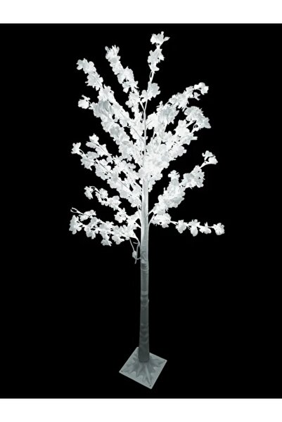 LUCIDIUSDECOR Copac LED Decorativ 175cm Alb Rece cu Flori