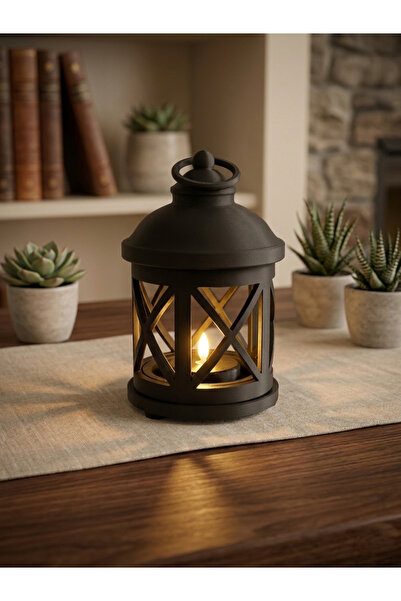 Led Tealight Uyumlu Dekoratif Lantern Lamba