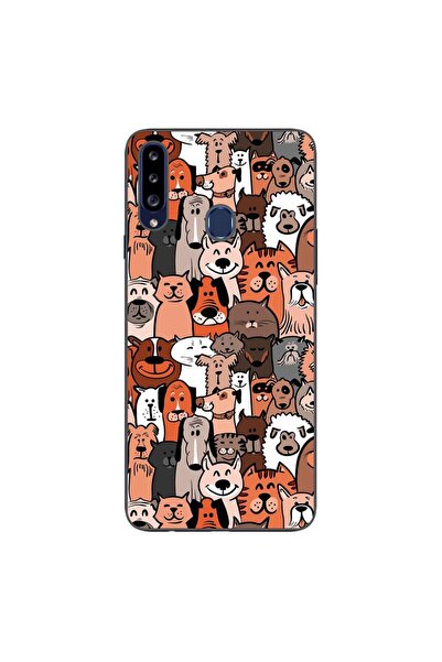 OEM Husa compatibila cu Samsung Galaxy A20S Silicon Gel Tpu Model Caini si Pi...