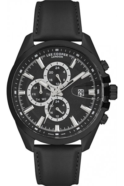 Lee Cooper Ceas de modă negru pentru bărbați LC07054.661 — pentru un cadou