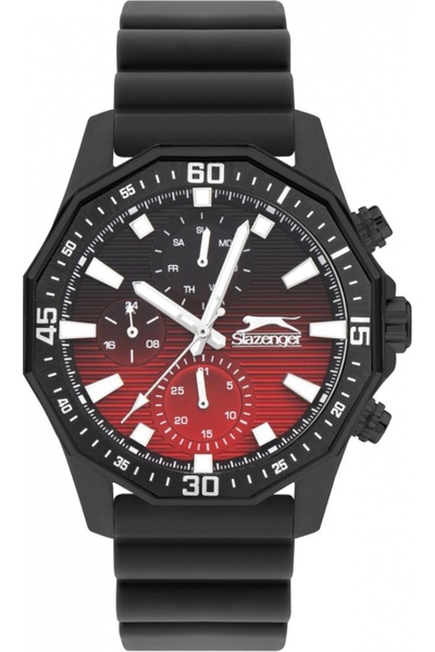 Slazenger Ceas bărbătesc SL.09.2298.2.08, roșu, fashion — pentru un cadou.