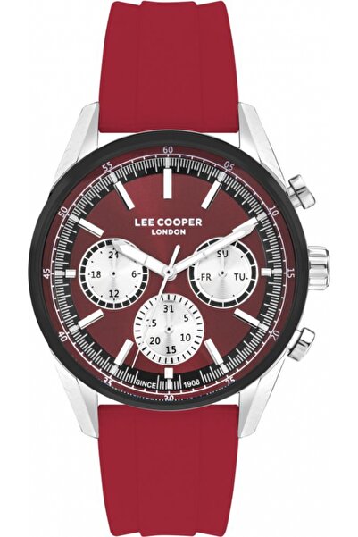 Lee Cooper Ceas bărbătesc LC07987.388 — roșu, stil fashion, pentru un cadou.