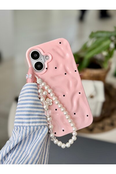 Go Aksesuar Iphone 17 Uyumlu Charm Puantiye Tasarımlı Oyuncaklı Esnek Silikon...