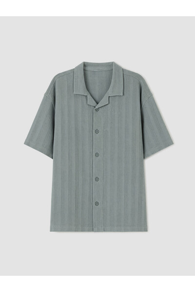LC Waikiki Rmz Gi̇yi̇m Farkiyla Short Sleeve Boys' Shirt