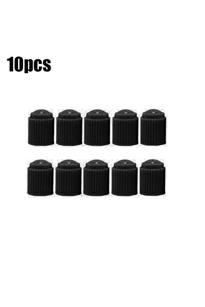 Choice Black 10pcs Car Tire Valve Caps Motorcycle Bicycle tire valves cover d...