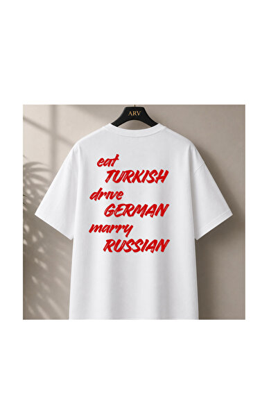 Arv T-shirt Design Oversize T-Shirt Espirili Turkish