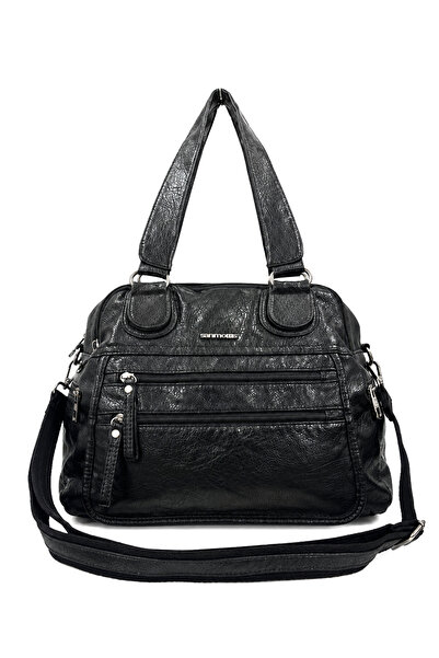Sanmorris Women's Multi-Compartment Soft Leather Shoulder and Crossbody Bag D...