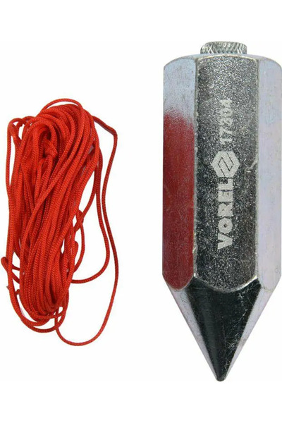 Vorel Fir cu plumb 17304, Hotel, 4,5 m, 27 mm, Roșu/Argintiu