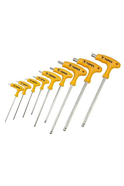 topex Set chei Torx tip T T10-T50 cu orificiu 9buc (35D968)