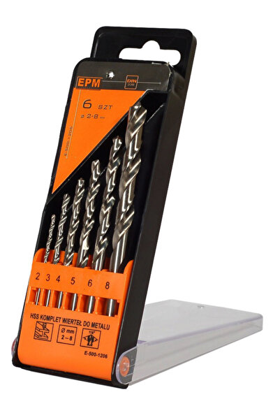 EPM Set 6 burghie, EPM, Metal, 2-8mm, Argintiu